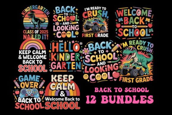 12 Back to School Bundles for Graphic: A Versatile Design Solution for Educators and Parents