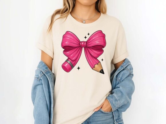 Back-to-School Pink Pencil Coquette