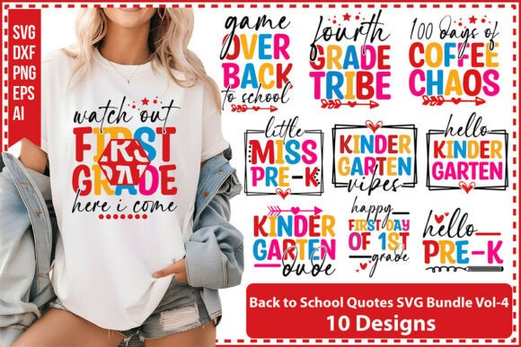 Back to School Quotes SVG Bundle Vol-4: A Creative Resource for Modern Designers and Entrepreneurs
