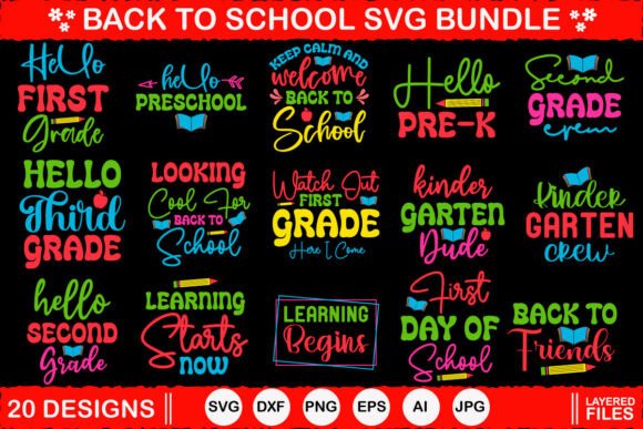 Back to School SVG Bundle