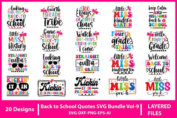 Back to School SVG Bundle Vol-9