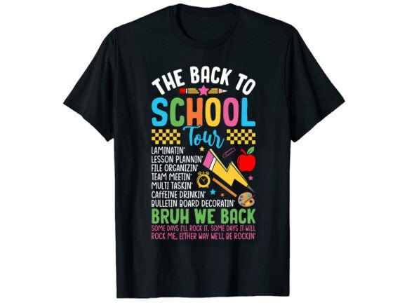 Back to School Tour Teacher T-Shirt