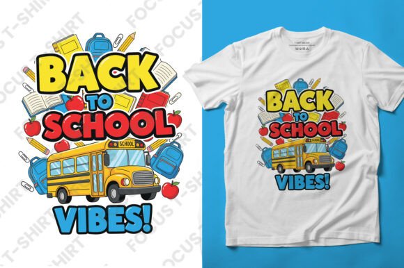 Back to School Vibes Bus Design