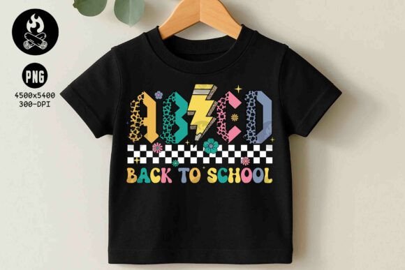 Colorful ABCD Back to School PNG: A Vibrant Design for Creative Projects