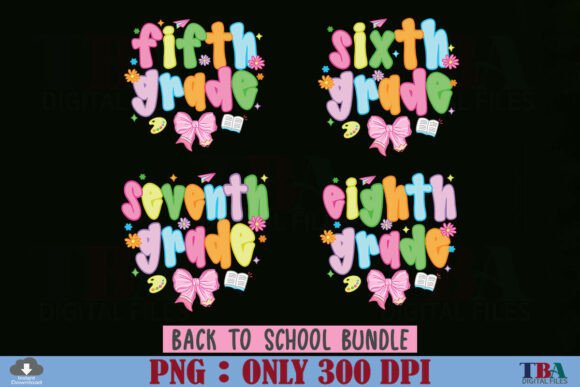 Coquette Back to School Preppy Colorful