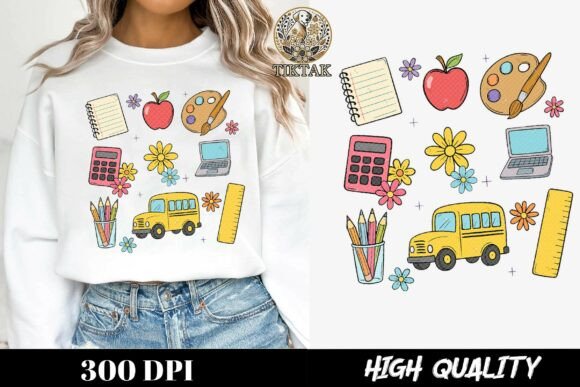 Cute Back to School Supplies Bundle for Creative and Practical Use