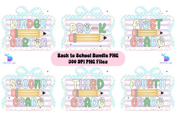 Girly Checkered Back to School Bundle: A Digital Design Resource for Creative Projects