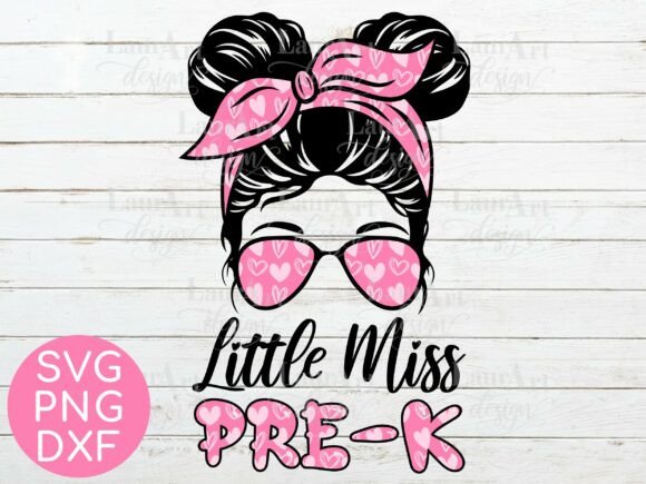 Little Miss Pre-K Back to School Girls