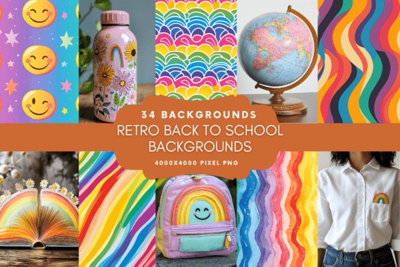 Retro Back to School Backgrounds: A Timeless Design Element for Creative Projects